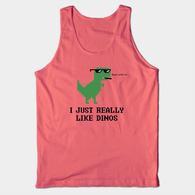 I just really like dinos Tank Top by N8I